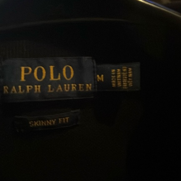 POLO RALPH LAUREN White Pony Skinny Fit Polo Size M - Picture 7 of 9